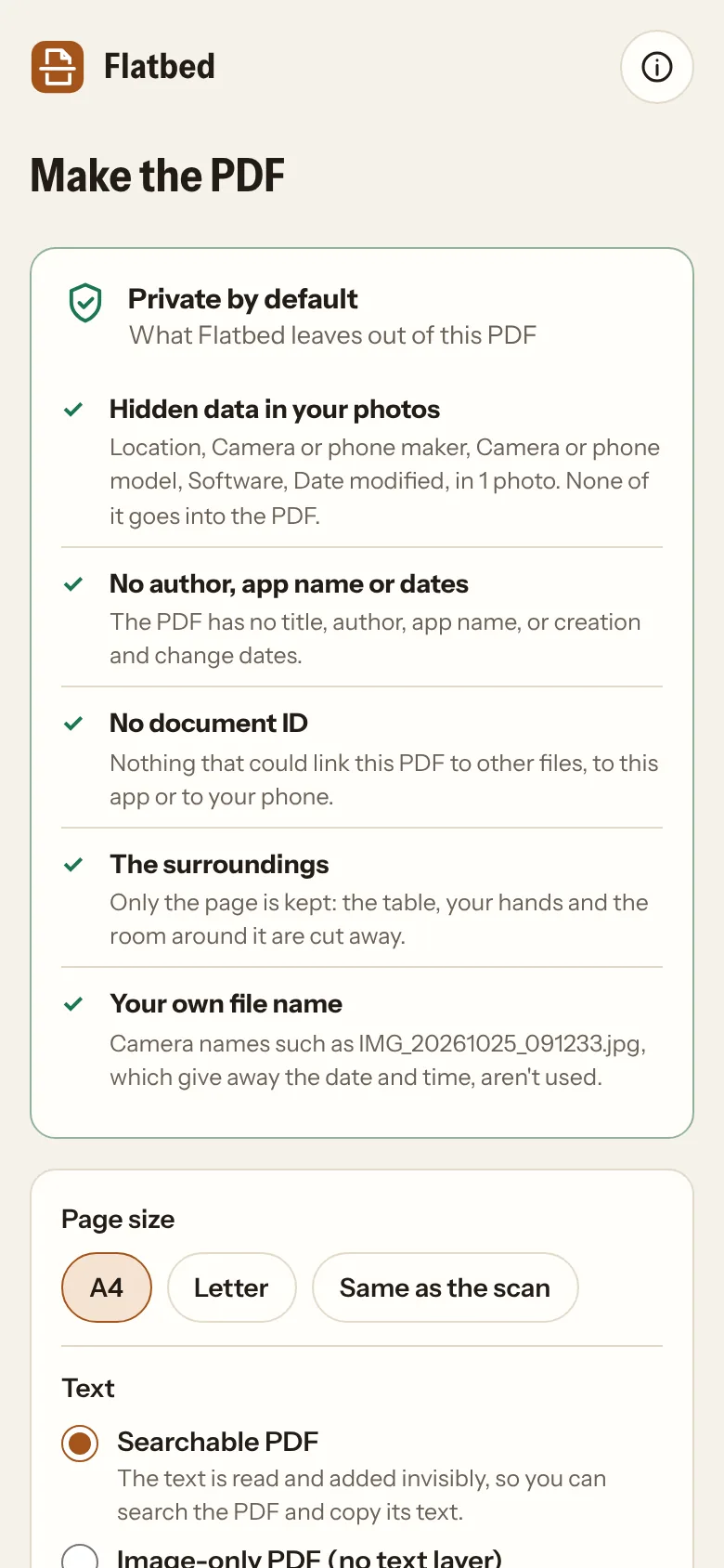 Private by default: what the PDF leaves out, in plain words